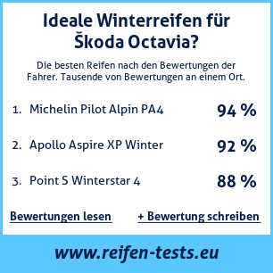 winterreifentest für skoda octavia